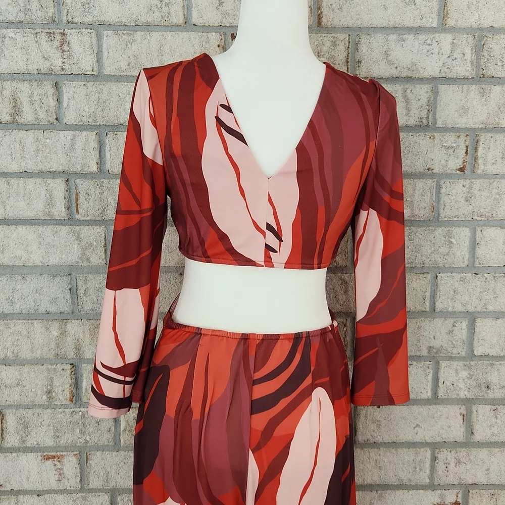 NWOT Hutch Cutout Printed Jumpsuit - Picture 4 of 7